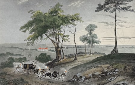 Vaillant - View of Signapore (Environs de Singapour)
