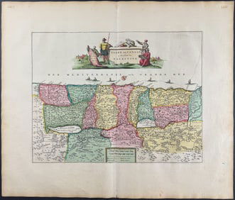 Mortier - Map of the Holy Land: Palestine