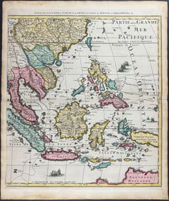 Mortier - Map of the East Indies Islands with part of China and New Holland [Australia]