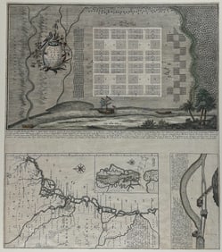 Seutter - First Map to Focus on Georgia - Map of Georgia, Savannah, and the Ebenezar Settlement
