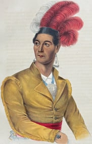 McKenney & Hall, Folio - Ahyouwaighs, Chief of the Six Nations