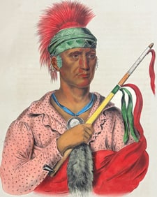 McKenney & Hall, Folio - Not-Chi-Mi-Ne, An Ioway Chief