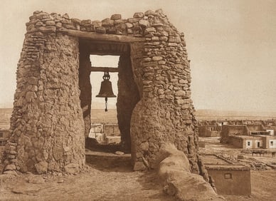 Edward Curtis, Folio - Acoma Belfry. 564