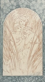 Mucha, Folio - Women & Floral Illustration. 3