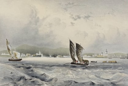Vaillant - View of Manilla, Philippines [Vue de Manille, Philippines]. 48