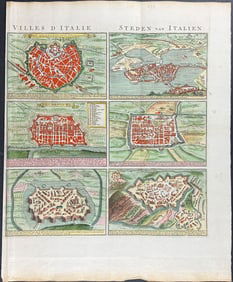 Mortier - Insets of Cities in Italy