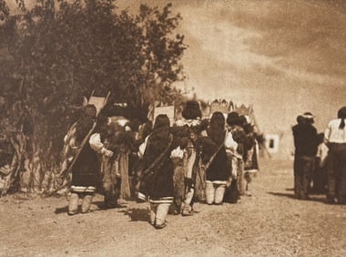 Edward Curtis - Fiesta of San Estevan - Acoma