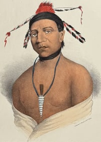 Lewis - Ma-Ko-Me-Ta or Bear's Oil, A Monomonie Chief