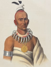 McKenney & Hall, Folio - Tai-O-Mah, A Musquakee Brave