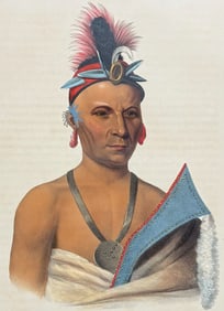 McKenney & Hall, Folio - Kee-Shes-Wa, A Fox Chief