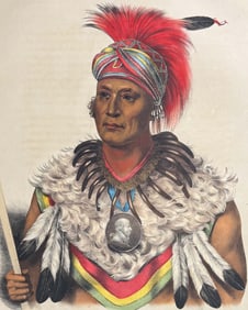 McKenney & Hall, Folio - Wa-Pel-La, Chief of the Musquakees
