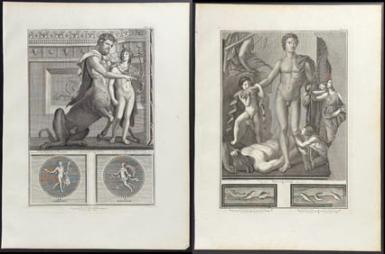Bayardi after Paderni - 6 Relief or Vignette Engravings