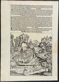 Schedel, pub. 1493 - View of Prussia