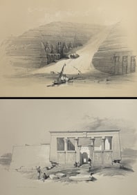 David Roberts - 15 Lithographs of Egypt, Holy Land