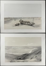 David Roberts - 3 Lithographs of Egypt & Holy Land