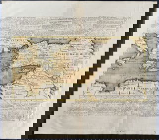 Chatelain - Map of the Travels of St. Paul in the Middle East