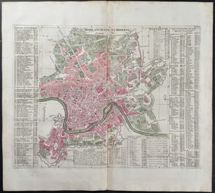 Chatelain - Map of Rome
