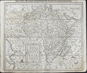 Munster, pub. 1598 - Map of Africa