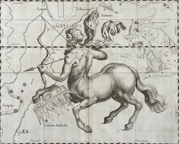 Hevelius - Constellation Chart: Sagittarius