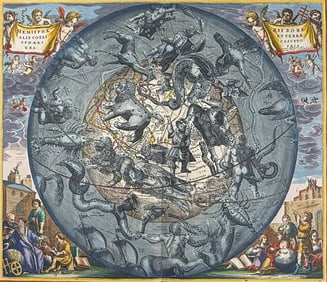 Cellarius - Celestial Chart of the Constellations of the Northern Hemisphere [Hemisphaerii Borealis