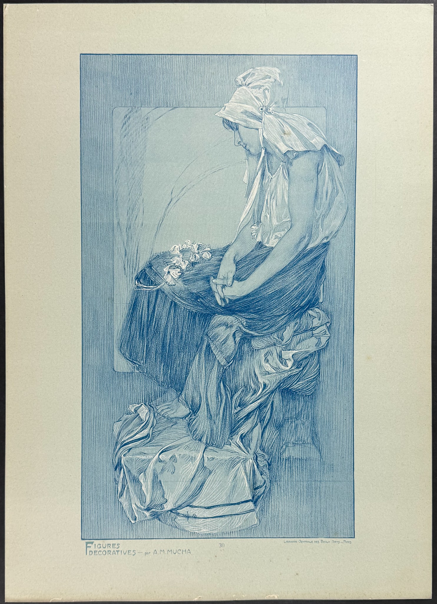 Mucha, Folio - Illustration of Woman. 30 (1 of 1)