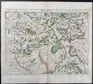 Chatelain - Map of Russia (in Europe)