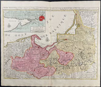 Elwe - Map of Poland, Prussia, Lithuania