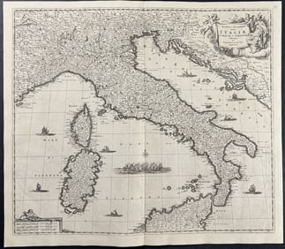 De Wit - Map of Italy