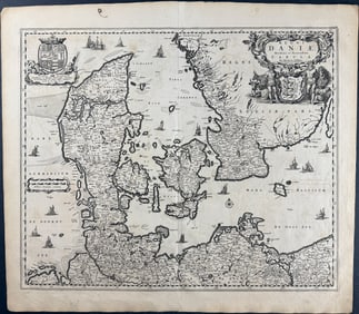 Visscher - Map of Denmark