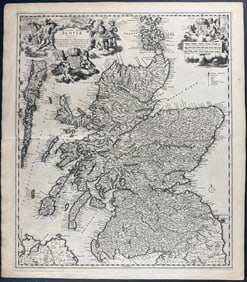 Visscher - Map of Scotland