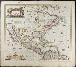 Visscher - Map of North America