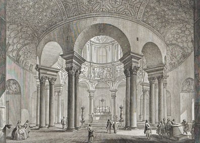 Piranesi - View of the interior of the Tomb of Saint Costanza, built by Constantine the Great, and
