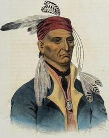 McKenney & Hall, Folio - Shin-Ga-Ba-W'Ossin, A Chippeway Chief