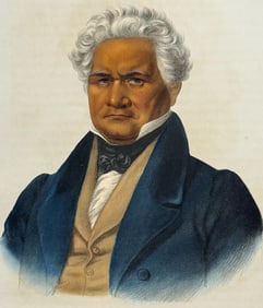 McKenney & Hall, Folio - Major Ridge, A Cherokee Chief