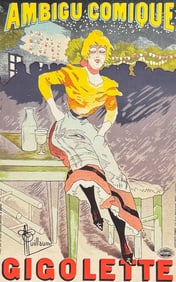 Maitres Affiches by Guillaume - Gigolette