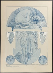 Mucha, Folio - Illustrations of Women. 18