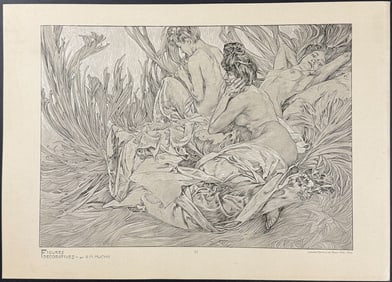 Mucha, Folio - Illustrations of Women. 33