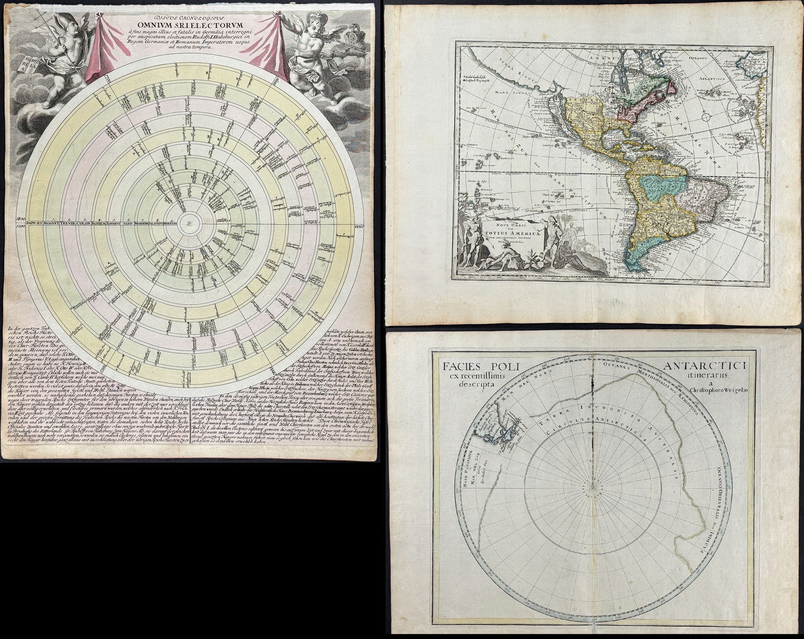 Kohler & Weigel - 4 Maps and Charts of Rulers