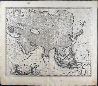 Visscher - Map of Asia