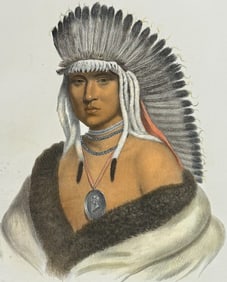 McKenney & Hall, Folio - Pet-A-Le-Shar-Ro, A Pawnee Brave
