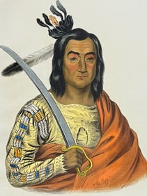 McKenney & Hall, Folio - Mon-Ka-Ush-Ka, A Sioux Chief
