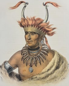 McKenney & Hall, Folio - Chon-Mon-I-Case, an Otto Half Chief