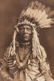 Edward Curtis, Folio - Weasel Tail - Piegan