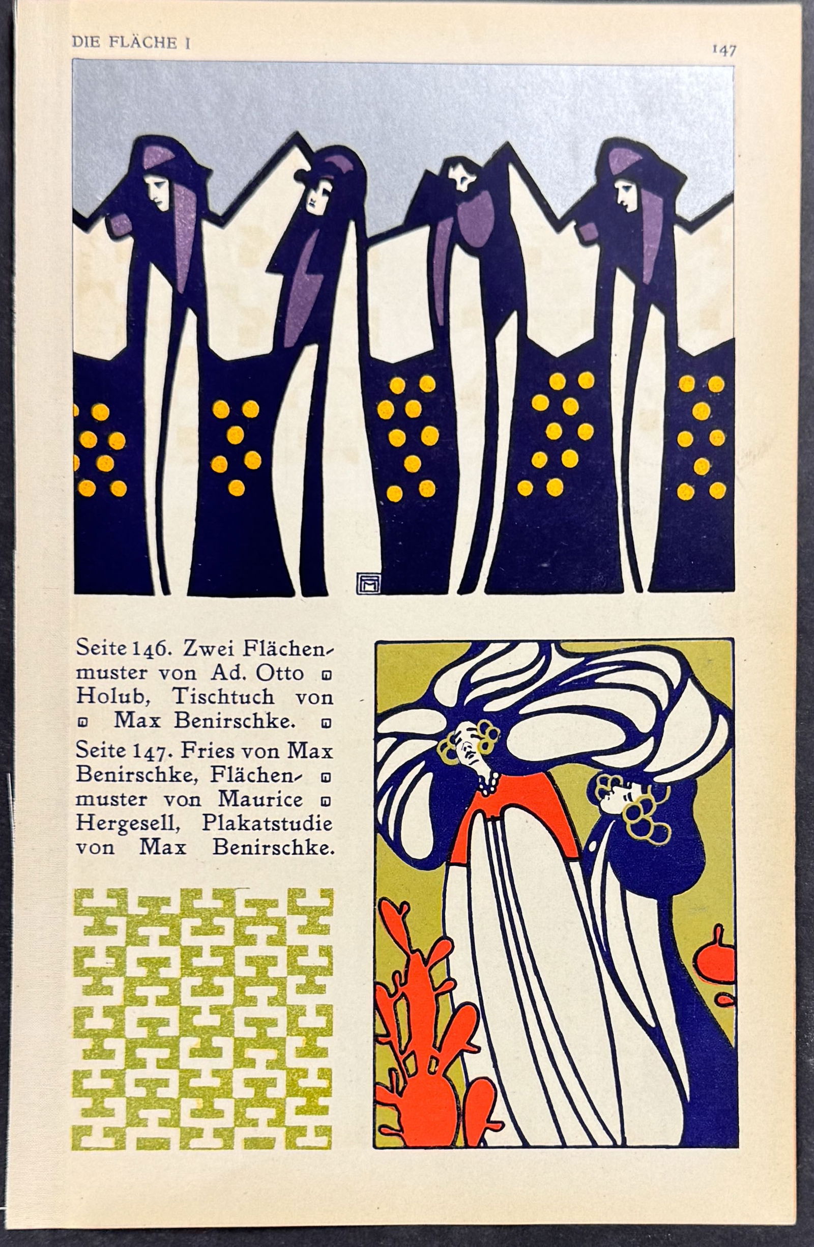 Die Flache - Women - Art Pochoir Illustrations. 147 (1 of 1)