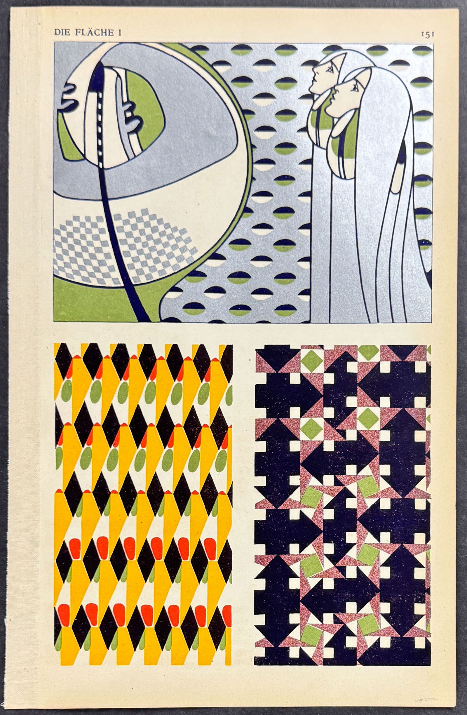 Die Flache - Women, Design - Art Pochoir Illustrations. 151 (1 of 1)