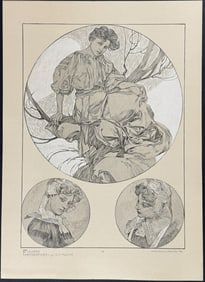 Mucha, Folio - Illustrations of Women. 36