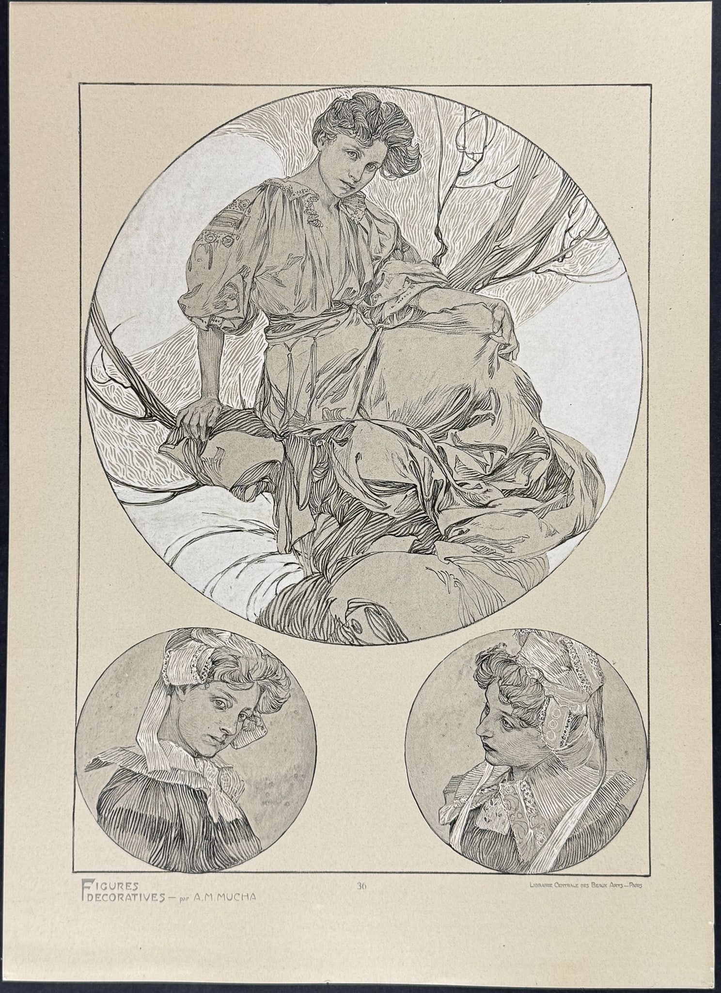 Mucha, Folio - Illustrations of Women. 36 (1 of 1)