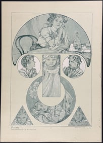 Mucha, Folio - Illustrations of Girls & Young Women. 37