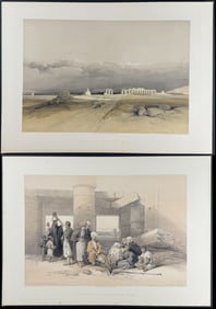 David Roberts - Three Lithographs of Egypt, Holy Land
