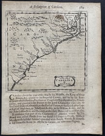 Morden - Map of Carolina (North & South Carolina)